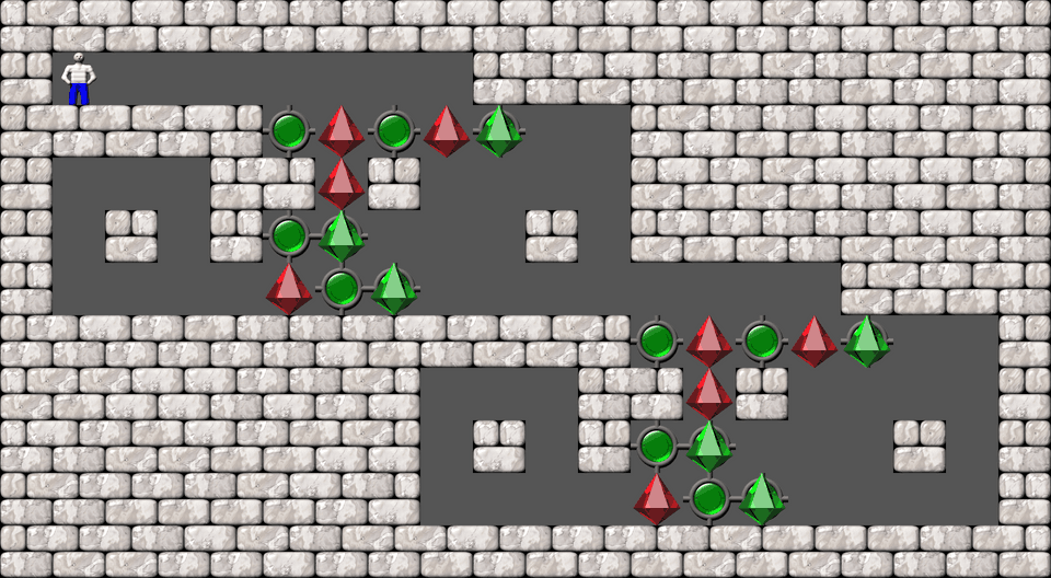 Сокобан More Bugs collections уровень 729
